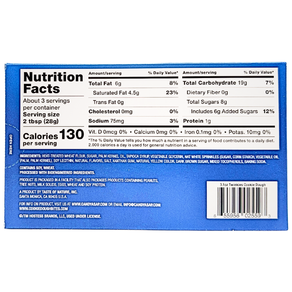 Twinkies Cookie Dough Bites Theater Box - 3.1oz