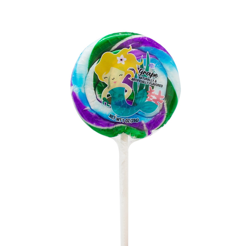 Adam & Brooks Mermaid Twirl Pops 1oz - 12 Pack