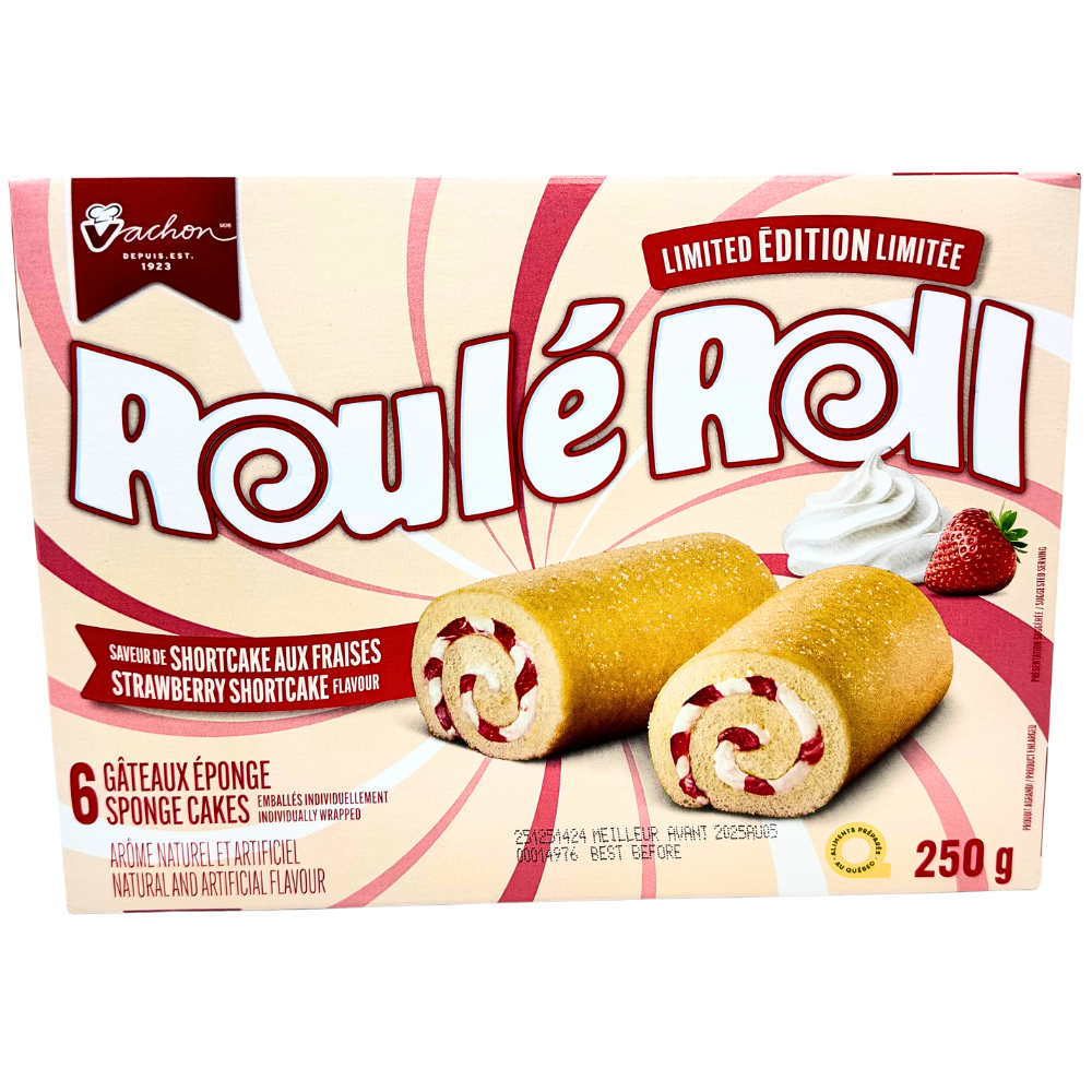 Vachon Roulé Roll Strawberry Shortcake 6 Pack - 250g | Candy District