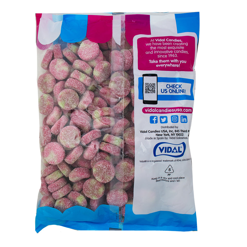 Vidal Sour Bites Watermelon & Lime 2.2lb - 1 Box Nutrition Facts Ingredients