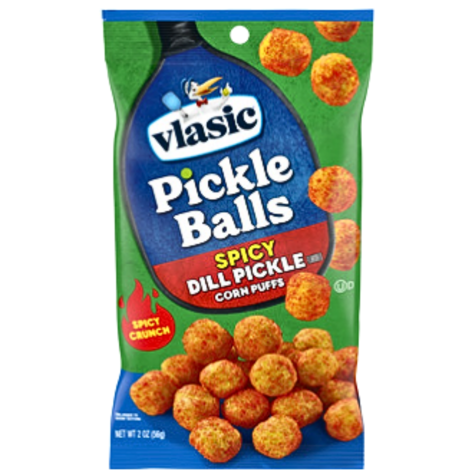 Vlasic Spicy Dill Pickle Balls Corn Puffs - 2oz