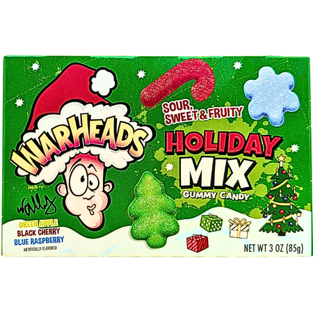 Warheads Sour Holiday Mix Gummies - 3oz