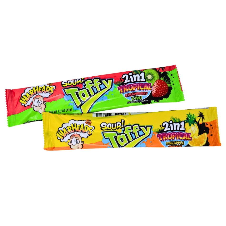 Warheads Sour Tropical Taffy 2in1 1.49oz  