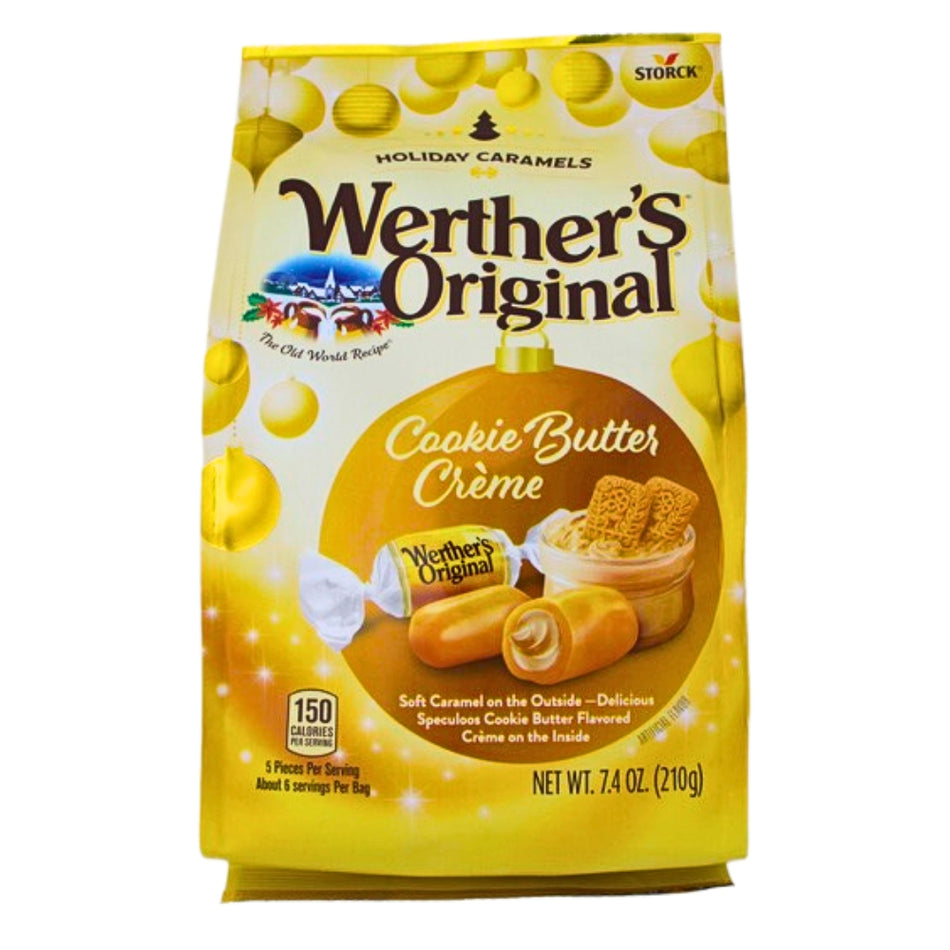 Werther's Original Cookie Butter Creme Chewy Caramels 7.4oz - 8 Pack