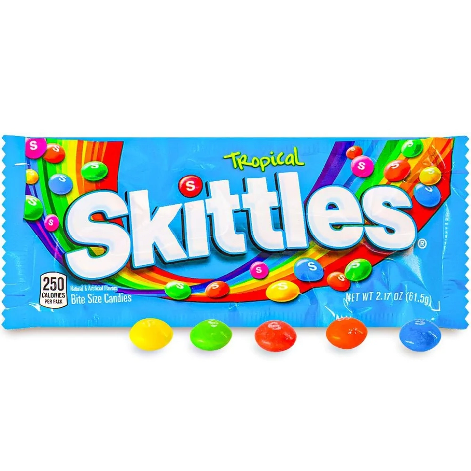 Skittles Tropical Candies - 61.5g