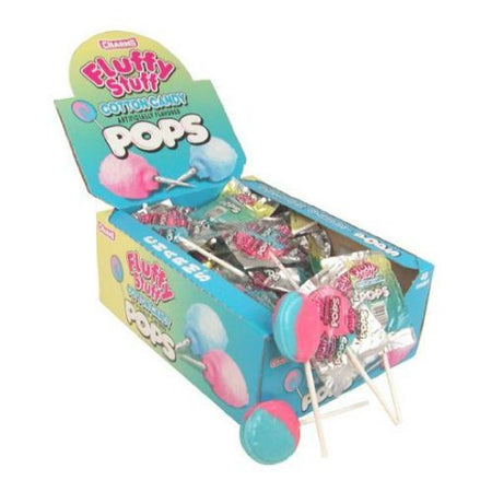 Charms Fluffy Stuff Cotton Candy Box of 48 Candy District