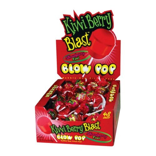 Charms Kiwi Berry Blast Blow Pop Lollipops-Suckers-Candy Canada