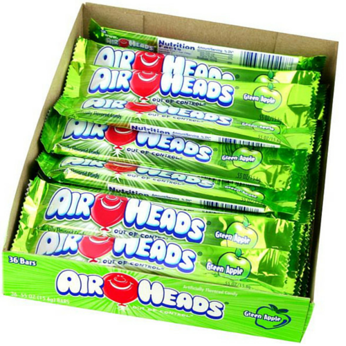 Airheads Candy-Green Taffy-Retro Candy - 80s Candy
