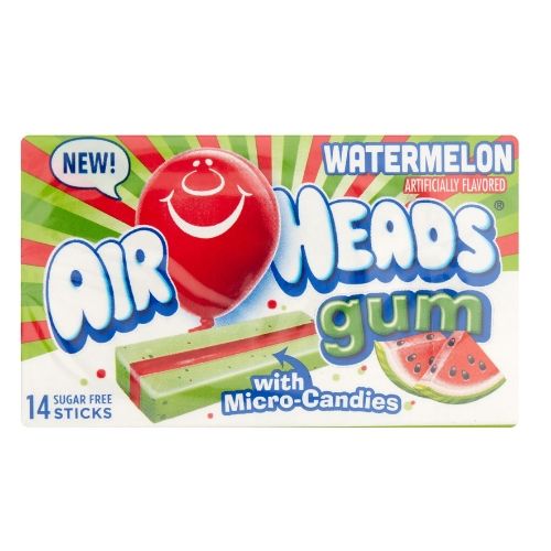 Airheads Candy Watermelon Sugar-Free Chewing Gum
