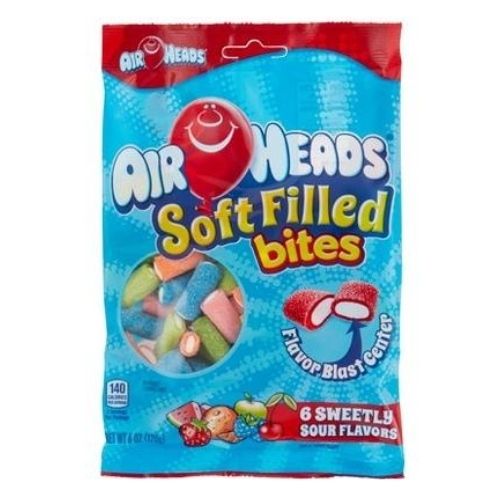 AirHeads Soft Filled Bites Original Fruit 6oz - 12 Pack