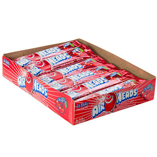 Airheads Candy-Cherry Taffy Bars-Retro Candy-80s Candy