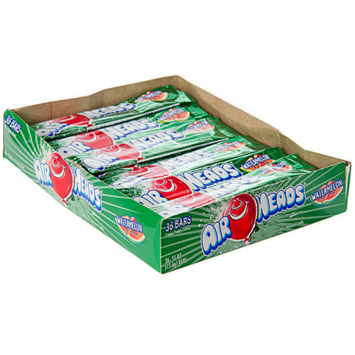 Airheads Candy-Watermelon Taffy Bars-Retro Candy - 80s Candy