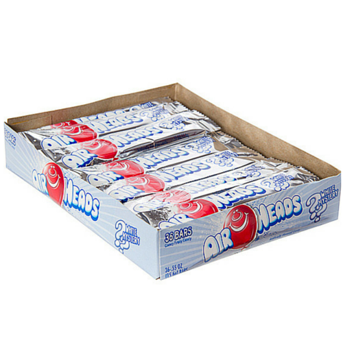 Airheads Candy-White Mystery Taffy Bars-Retro Candy