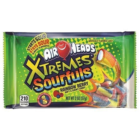 Airheads Xtremes Sourfuls Rainbow Berry - 57 g