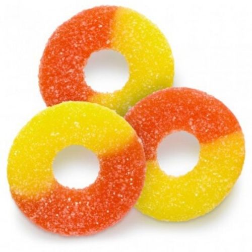 Albanese Gummi Peach Rings-4.5 lbs | Bulk Candy