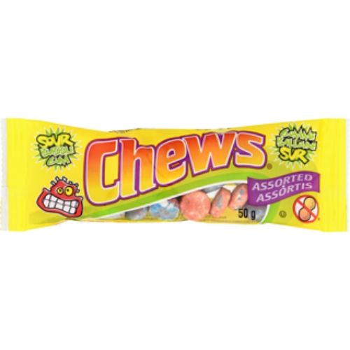 Assorted Chews Sour Gum Retro Canadian Candy