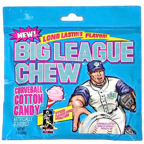 Big League Chew Cotton Candy Bubble Gum-Retro Candy