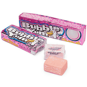 Hershey's Bubble Yum Original Bubble Gum-5 Piece Pack-Retro Candy