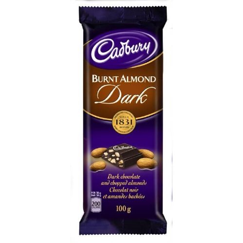 CADBURY DAIRY MILK Burnt Almond Dark Chocolate Bars Canada