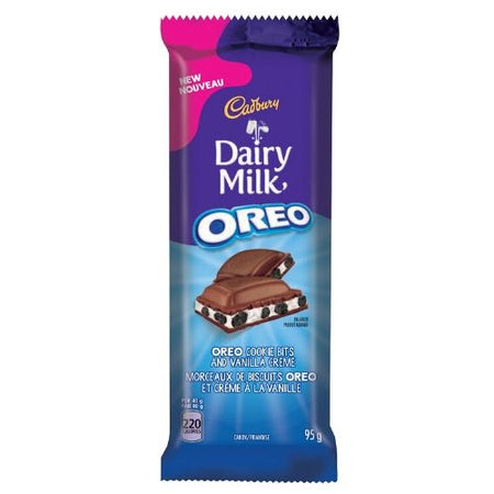 Dairy Milk Chocolate Bars - Oreo 95g - 12 Pack - Canadian Chocolate Bars - Cadbury Canada