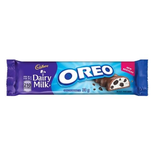 Cadbury Dairy Milk Oreo Bars 38 g -12 Count