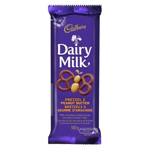 Cadbury Dairy Milk Pretzel & Peanut Butter Bars-100 g
