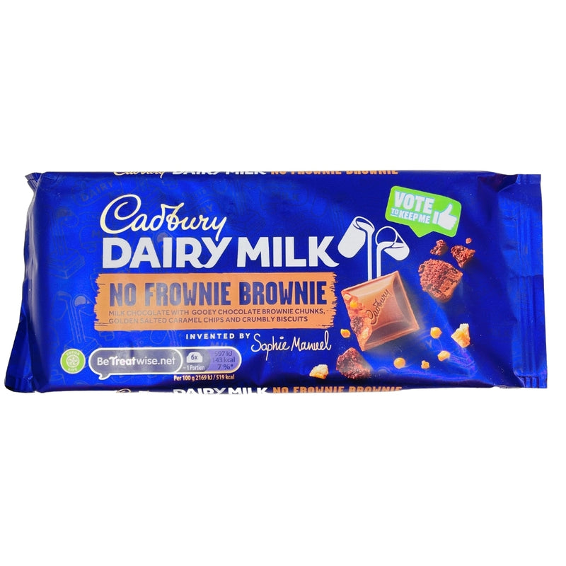 Cadbury Dairy Milk No Frownie Brownie 110g Candy District