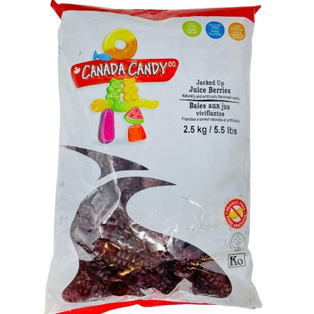 Canada Candy Co Jacked Up Juice Berries Bulk Gummies 2.5kg Candy District