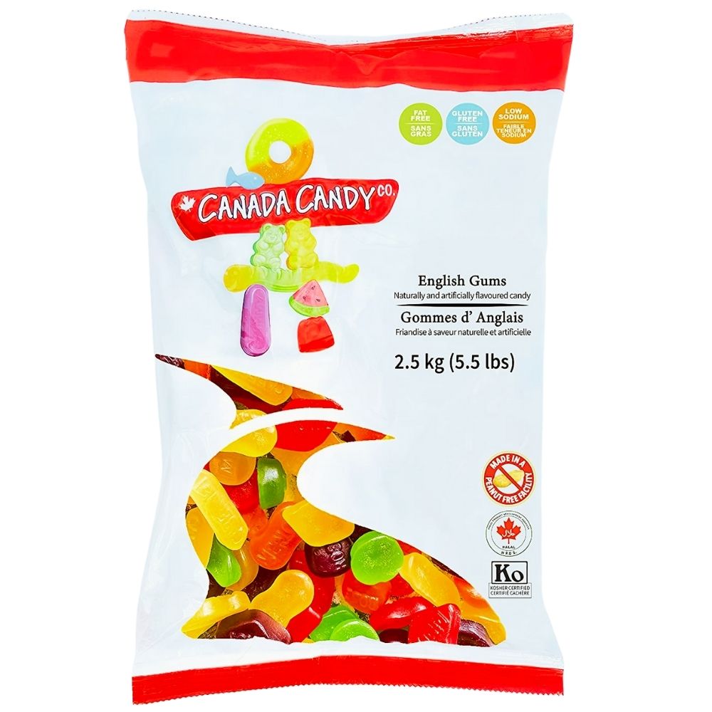 Canada Candy Co English Wine Gums 2.5kg Candy District
