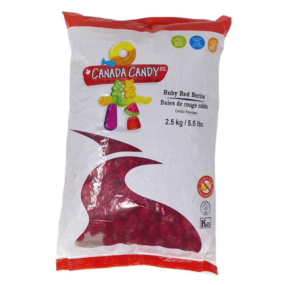 Canada Candy Co Ruby Red Berries 2.5kg Candy District