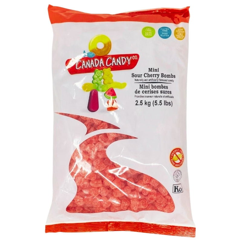 Canada Candy Company Mini Sour Cherry Bombs 2.5kg Candy District