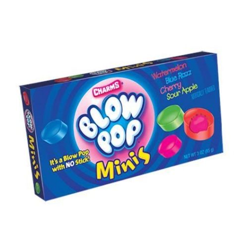 Charms Blow Pop Minis Theater Boxes Retro Candy