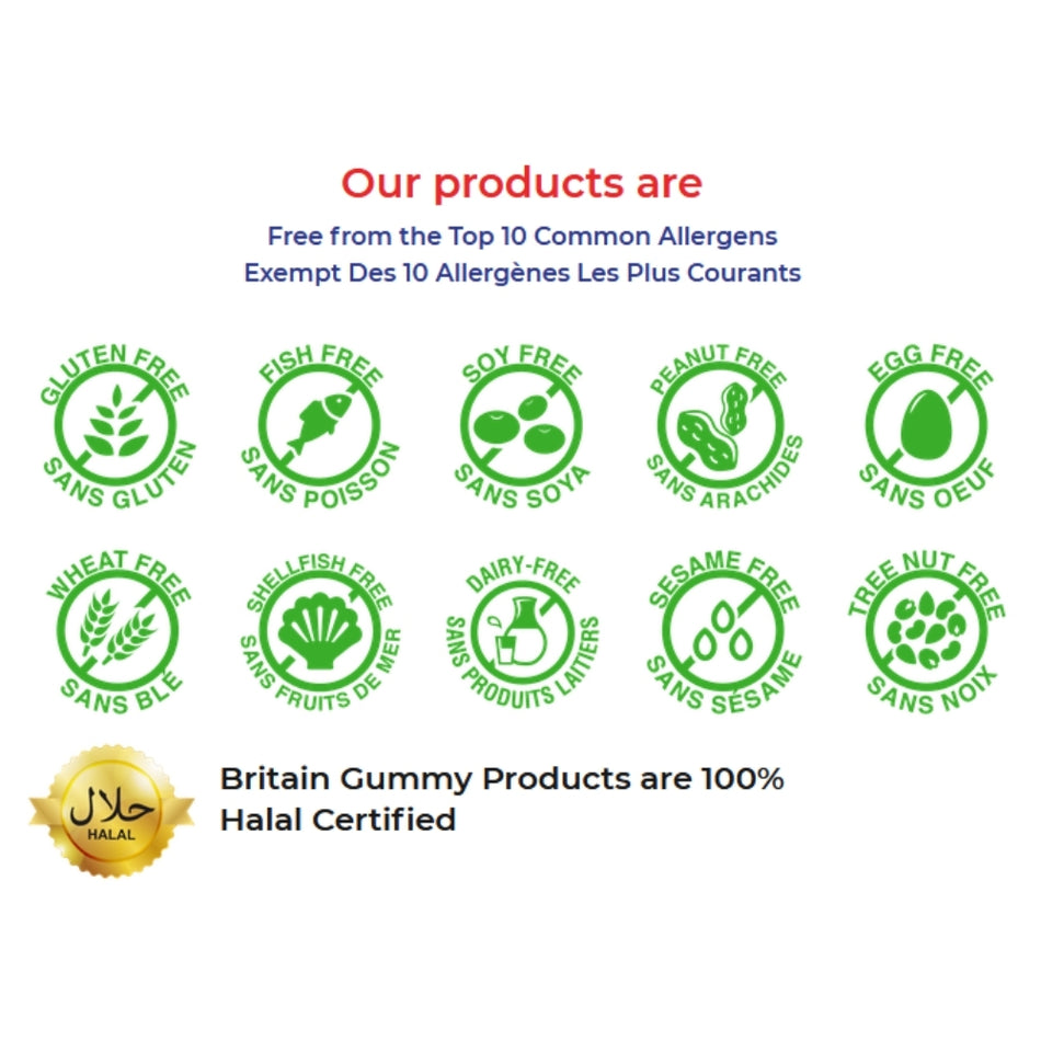 Britain Gummy Sour Dots 150g - 24 Pack