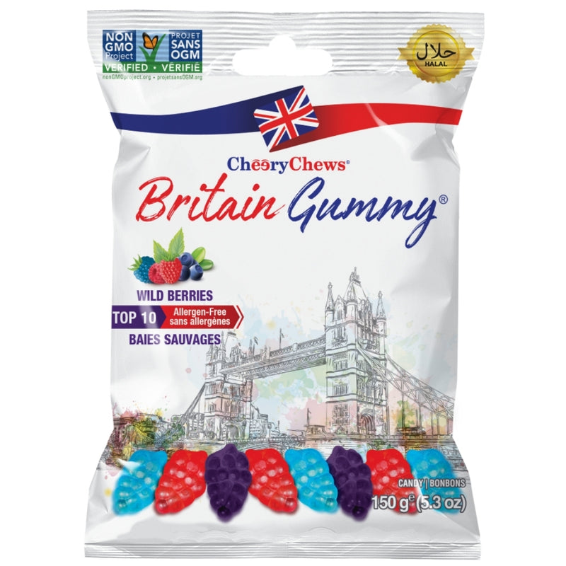 Britain Gummy Wild Berries 150g - 24 Pack