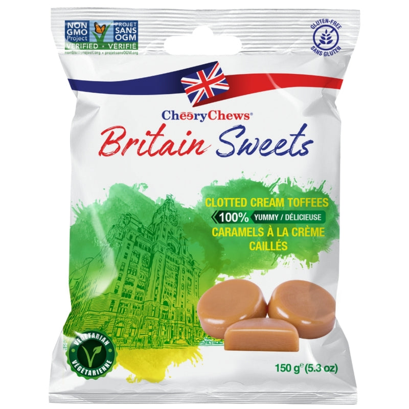 Britain Sweets Clotted Cream Toffee 150g - 24 Pack