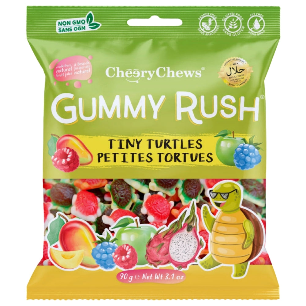 Cheery Chews Gummy Rush Tiny Turtles 90g Candy District