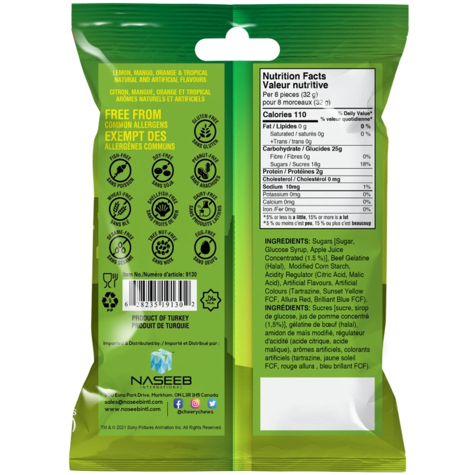 Cheery Chews Hotel Transylvania Jelly Buddies 127g Back Candy District