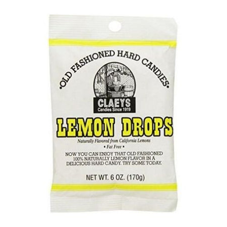 Claeys Lemon Drops Old Fashioned Candies - 6-oz.