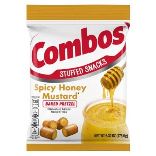 COMBOS Canada -  Spicy Honey Mustard Baked Pretzel - 6.3 oz.