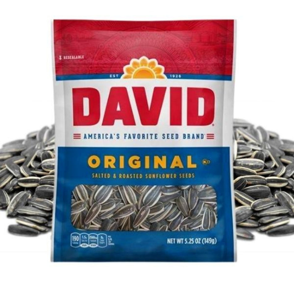 ConAgra Foods Inc DAVID Original Sunflower Seeds 5.25oz Candy District