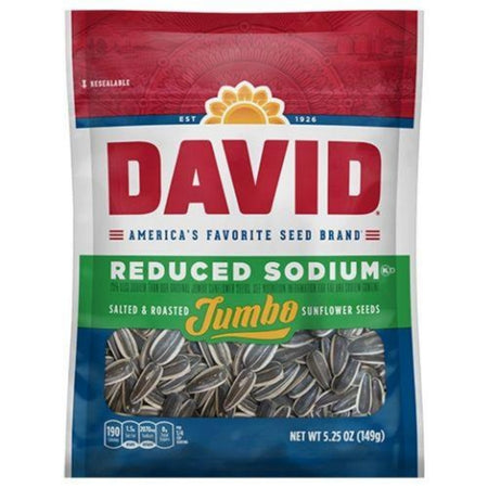 ConAgra Foods Inc David Reduced Sodium Jumbo Sunflower Seeds 5.25oz Candy District