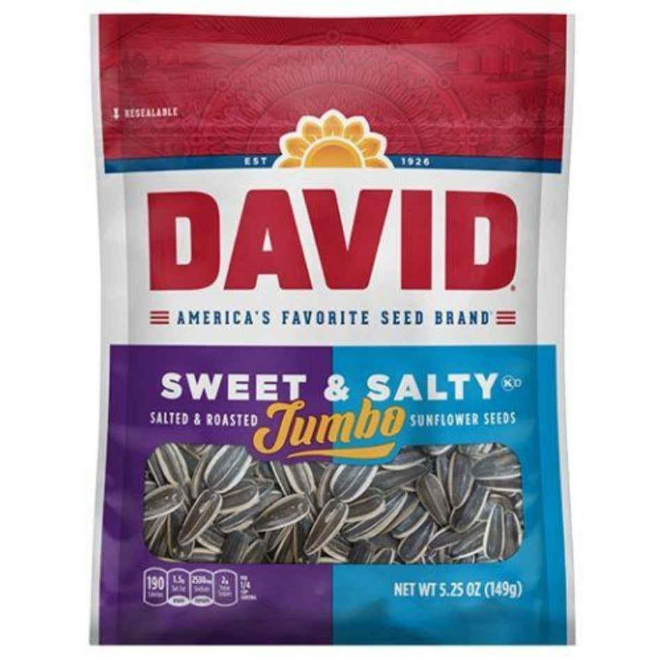 ConAgra Foods Inc David Sweet & Salty Jumbo Sunflower Seeds 5.25oz Candy District