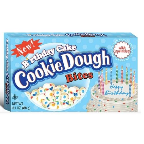 Cookie Dough Bites Birthday Cake Theater Box - 3.1 oz.