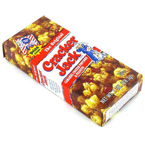 Cracker Jack Caramel coated popcorn and peanuts