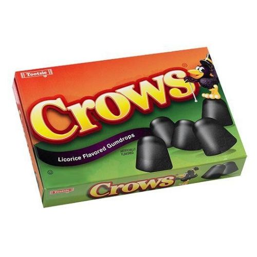 Crows Licorice Flavored Gumdrops Theater Box-Old Fashioned Candy