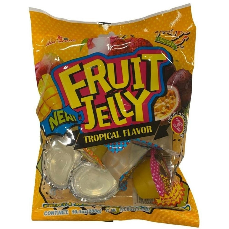 DinDon Foods Corp Fruity's Jelly Tropical Flavor 10.1oz Candy District