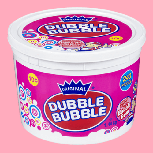 Dubble Bubble Gum Tub-Retro Candy 