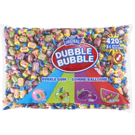 Dubble Bubble Twist Bubble Gum-420 Pieces Plus