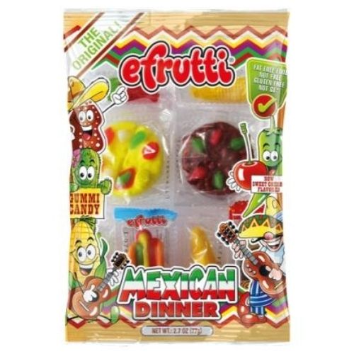 efrutti Mexican Dinner Gummi Candy - 77 g