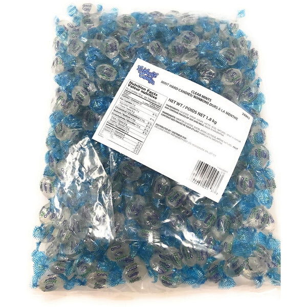 Exclusive Brands Clear Mints Hard Candy 1.8kg Candy District